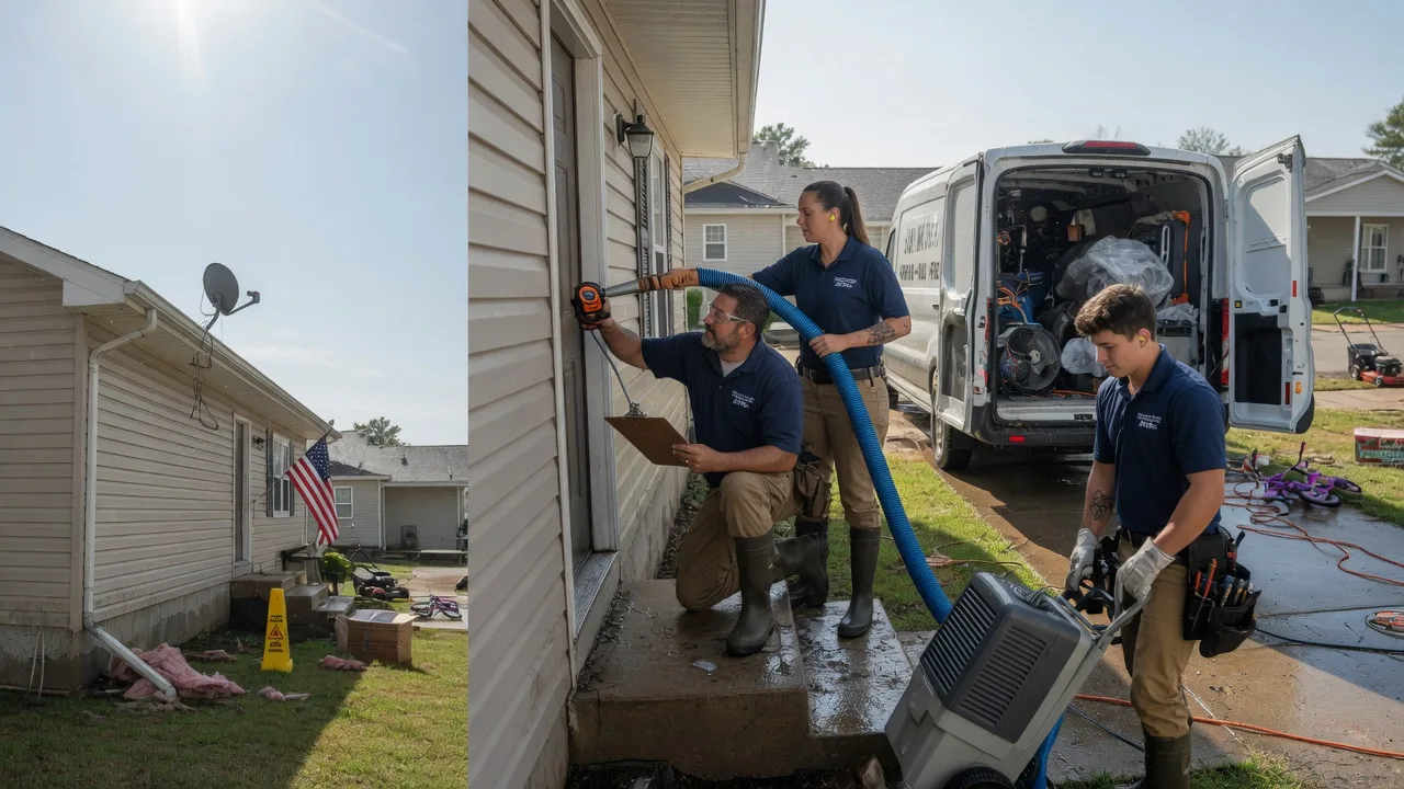 Ceiling Water Damage Restoration in Glynn, LA near me